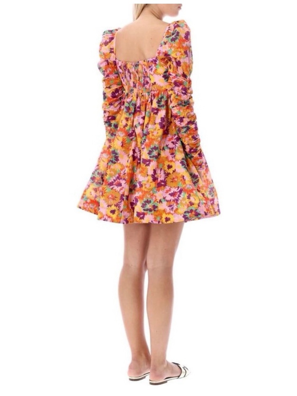 ZIMMERMANN Ruched floral print cotton voile mini - Picture 3 of 11